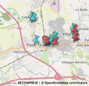 Mappa Via Ugo la Malfa, 00011 Tivoli RM, Italia (1.5995)