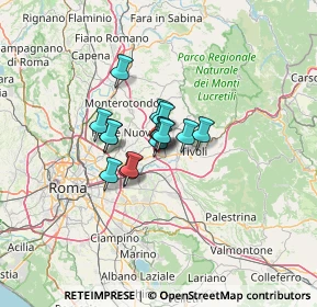 Mappa Via dei Platani, 00012 Guidonia Montecelio RM, Italia (7.208)