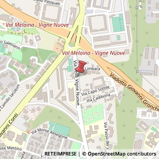 Mappa Via delle Vigne Nuove, 191, 00139 Roma, Roma (Lazio)