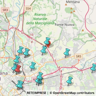 Mappa Via di Sant'Alessandro, 00137 Roma RM, Italia (6.49)