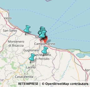 Mappa Via Risorgimento, 86042 Campomarino CB, Italia (7.35636)