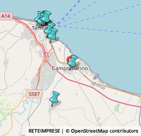 Mappa Via Risorgimento, 86042 Campomarino CB, Italia (4.85455)