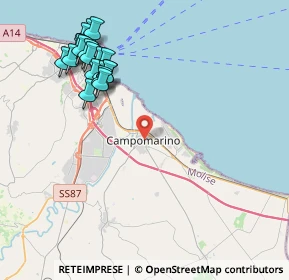 Mappa Via Risorgimento, 86042 Campomarino CB, Italia (4.9365)