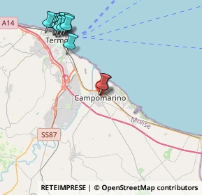Mappa Via Risorgimento, 86042 Campomarino CB, Italia (5.03417)