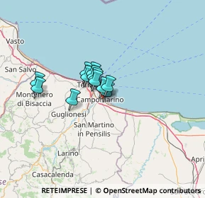 Mappa Via A. de Gasperi, 86042 Campomarino CB, Italia (7.74917)