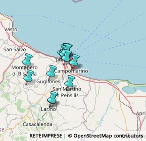 Mappa Via A. de Gasperi, 86042 Campomarino CB, Italia (10.77643)