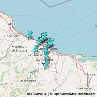 Mappa Via A. de Gasperi, 86042 Campomarino CB, Italia (7.91385)