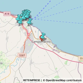 Mappa Via della Stazione, 86042 Campomarino CB, Italia (5.66643)