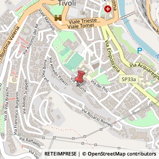 Mappa Via Tiburto, 98, 00019 Tivoli, Roma (Lazio)