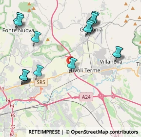 Mappa Via Tiburtina Km 20, 00159 Roma RM, Italia (5.36333)