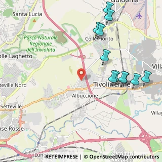 Mappa Via Tiburtina Valeria CC Tiburtino Shopping Center km 20, 00159 Roma RM, Italia (2.56636)