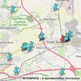 Mappa Via Tiburtina Valeria CC Tiburtino Shopping Center km 20, 00159 Roma RM, Italia (2.73211)