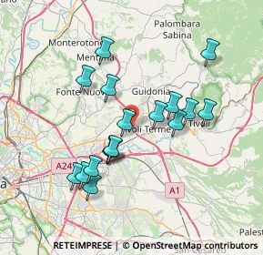 Mappa Via Tiburtina Km 20, 00159 Roma RM, Italia (7.05529)
