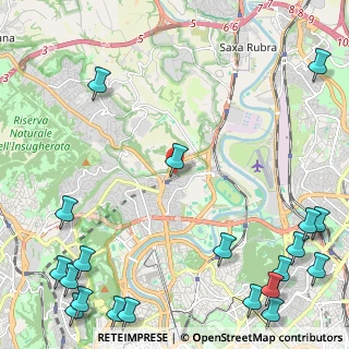 Mappa Via Poggio Martino, 00191 Roma RM, Italia (3.8665)