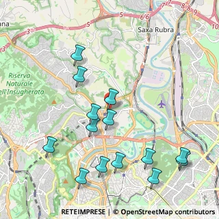 Mappa Via Poggio Martino, 00191 Roma RM, Italia (2.44929)