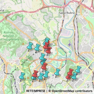 Mappa Via Poggio Martino, 00191 Roma RM, Italia (2.52211)
