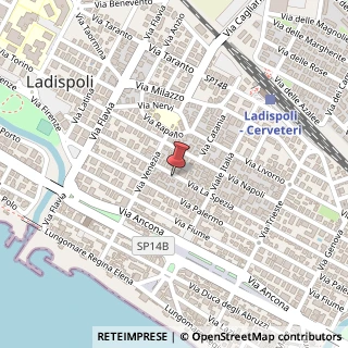Mappa Via la Spezia, 111, 00055 Ladispoli RM, Italia, 00055 Ladispoli, Roma (Lazio)
