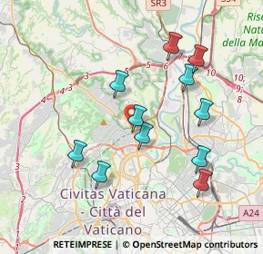 Mappa Via Vilfredo Pareto, 00191 Roma RM, Italia (3.82)