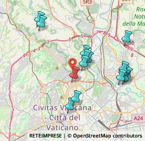 Mappa Via Vilfredo Pareto, 00191 Roma RM, Italia (4.204)