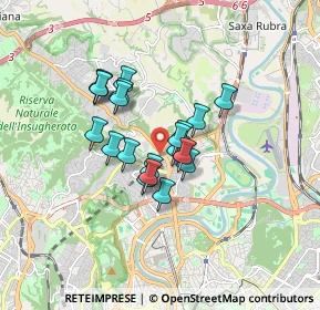 Mappa Via Vilfredo Pareto, 00191 Roma RM, Italia (1.272)