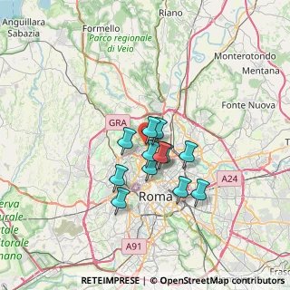 Mappa Via Vilfredo Pareto, 00191 Roma RM, Italia (5.07)