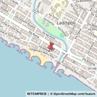 Mappa Via Milano, 15, 00055 Ladispoli, Roma (Lazio)