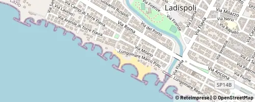 Mappa Ladispoli