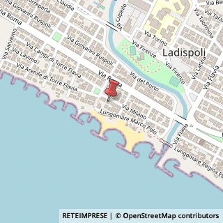 Mappa Via Milano, 47, 00055 Ladispoli, Roma (Lazio)