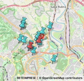 Mappa Via Castelfranco di sotto, 00191 Roma RM, Italia (1.47824)