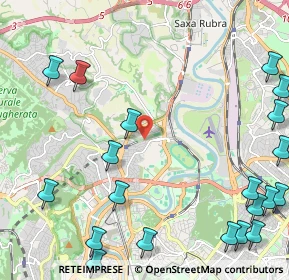 Mappa Via Castelfranco di sotto, 00191 Roma RM, Italia (3.395)