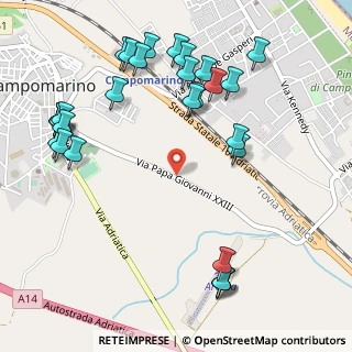 Mappa Strada Comunale Giardini, 86042 Campomarino CB, Italia (0.67821)