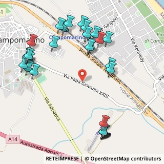 Mappa Strada Comunale Giardini, 86042 Campomarino CB, Italia (0.67586)