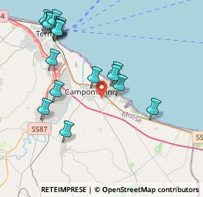 Mappa Strada Comunale Giardini, 86042 Campomarino CB, Italia (4.775)