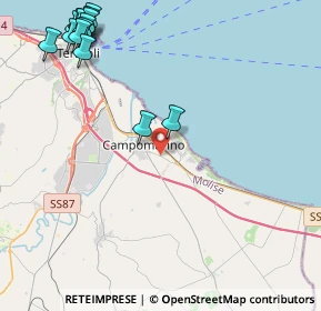 Mappa Strada Comunale Giardini, 86042 Campomarino CB, Italia (6.15429)