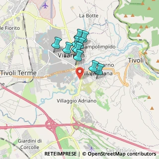 Mappa Via Lago del Trasimeno, 00019 Tivoli RM, Italia (1.43091)