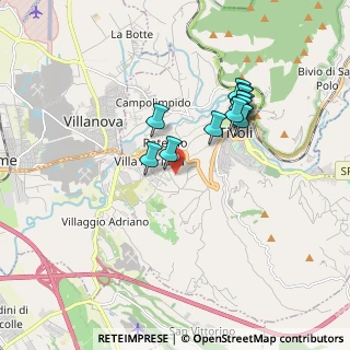 Mappa Via Enrico Fermi, 00010 Tivoli RM, Italia (1.62917)