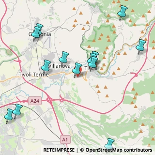 Mappa Via Enrico Fermi, 00010 Tivoli RM, Italia (5.12)