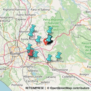 Mappa Via Enrico Fermi, 00010 Tivoli RM, Italia (9.214)