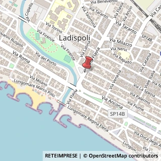 Mappa Via Flavia,  36, 00055 Ladispoli, Roma (Lazio)
