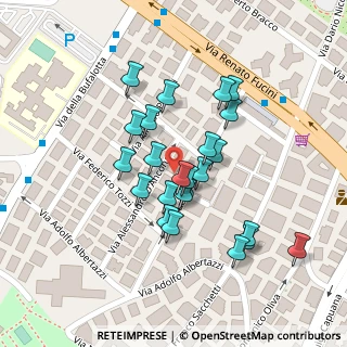 Mappa Via Luciano Zuccoli, 00137 Roma RM, Italia (0.09583)