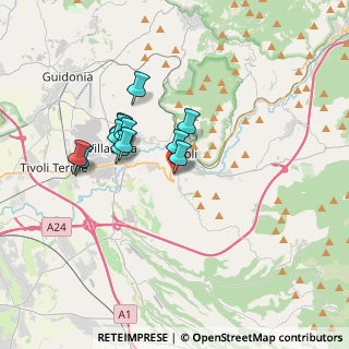 Mappa Strada di Pomata, 00019 Tivoli RM, Italia (3.01083)