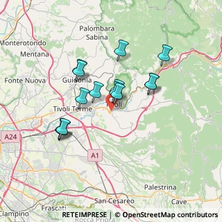 Mappa Strada di Pomata, 00019 Tivoli RM, Italia (6.345)