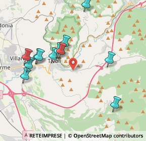 Mappa Via degli Acquedotti, 00019 Tivoli RM, Italia (4.28333)
