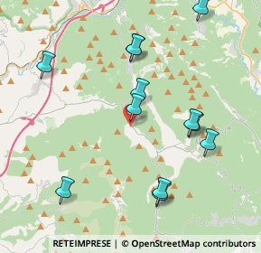 Mappa Via del Castagneto, 00020 Ciciliano RM, Italia (4.45167)