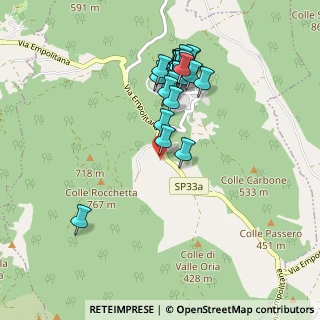 Mappa Via del Castagneto, 00020 Ciciliano RM, Italia (0.96429)