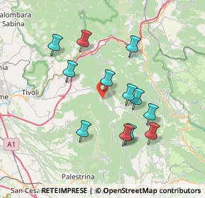 Mappa Via del Castagneto, 00020 Ciciliano RM, Italia (7.22167)