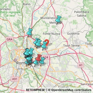 Mappa Via Belmonte in Sabina, 00131 Roma RM, Italia (8.10053)