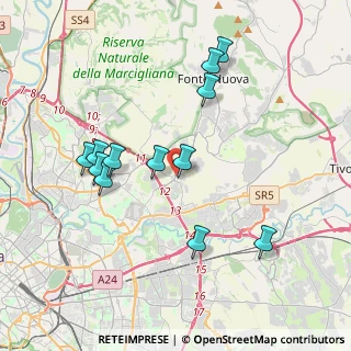 Mappa Via Belmonte in Sabina, 00131 Roma RM, Italia (3.98083)