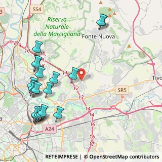 Mappa Via Belmonte in Sabina, 00131 Roma RM, Italia (5.624)
