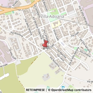 Mappa Via Rosolina, 82, 00010 Tivoli, Roma (Lazio)